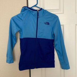 Girls north face zip